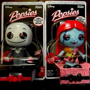 The NIGHTMARE BEFORE CHRISTMAS “POPSIES”, Funko Pop Jack & Sally